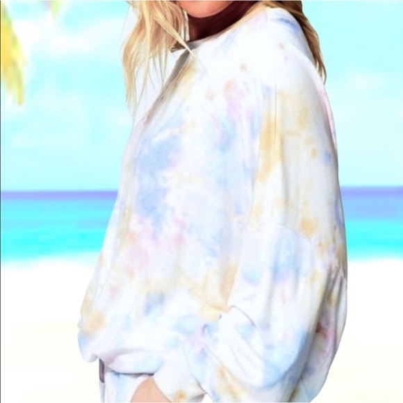 Last 1 Young Fabulous Broke 5 Star Tie Dye Violet Burst 2 Piece Loungewear - Picture 14 of 14